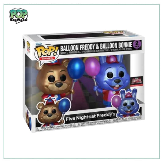 Balloon Freddy & Balloon Bonnie Funko Pop! - 2 Pack - Target Con Exclusive - Angry Cat