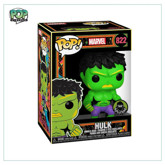 Hulk #833 (Blacklight) Funko Pop! - Marvel - Popcultcha - Angry Cat