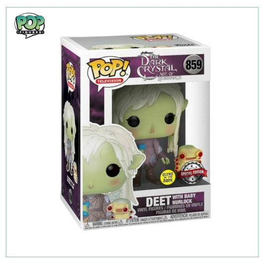 Deet With Baby Nurlock (Glows In The Dark) #859 Funko Pop! - The Dark Crystal - Special Edition - Angry Cat