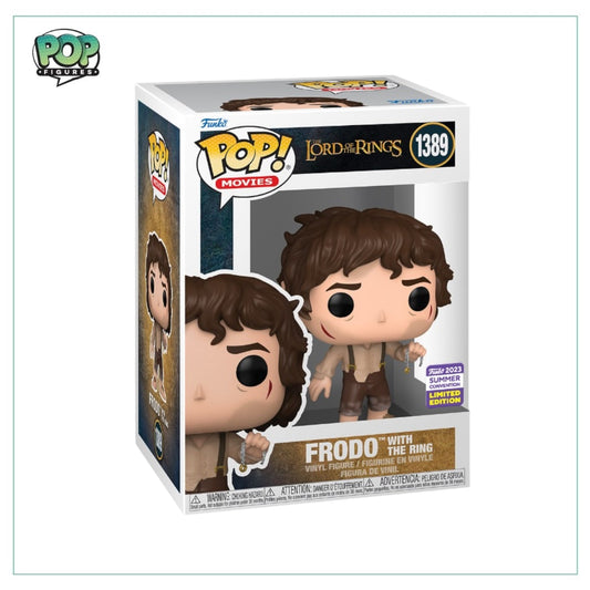 Frodo with The Ring #1389 Funko Pop! - The Lord of the Rings - SDCC 2023 Shared Exclusive - Angry Cat