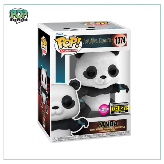Panda (Flocked) #1374 Funko Pop! - Jujutsu Kaisen - Entertainment Earth Exclusive - Angry Cat