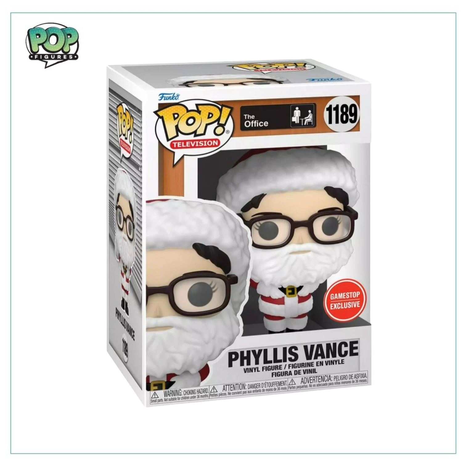 Phyllis Vance #1189 Funko Pop! - The Office - GameStop Exclusive - Angry Cat