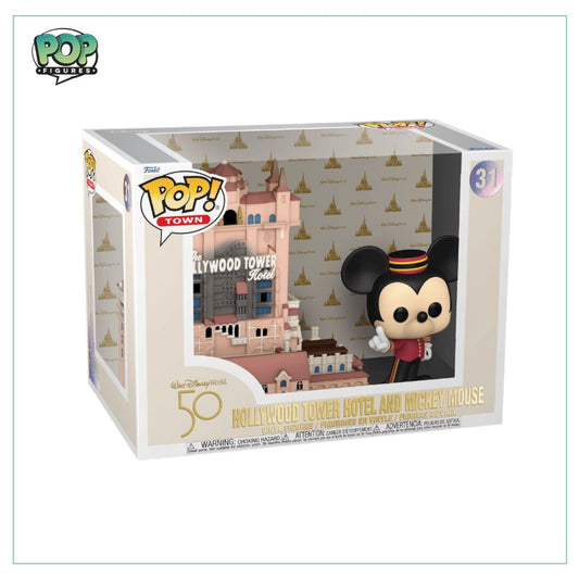 Hollywood Tower Hotel and Mickey Mouse #31 Town Funko Pop! - Walt Disney World 50th - Angry Cat