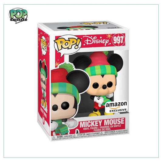 Mickey Mouse #997 (Ice Skating) Funko Pop! - Disney - Amazon Exclusive - Angry Cat
