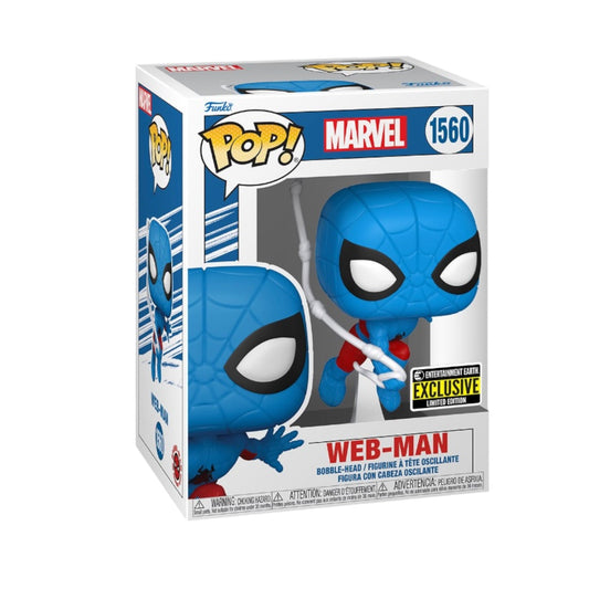 Web-Man #1560 Funko Pop! - Marvel - Entertainment Earth Exclusive - Angry Cat