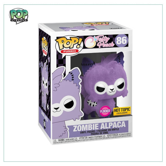 Zombie Alpaca (Flocked) #86 Funko Pop! - Tasty Peach - Hot Topic Exclusive - Angry Cat