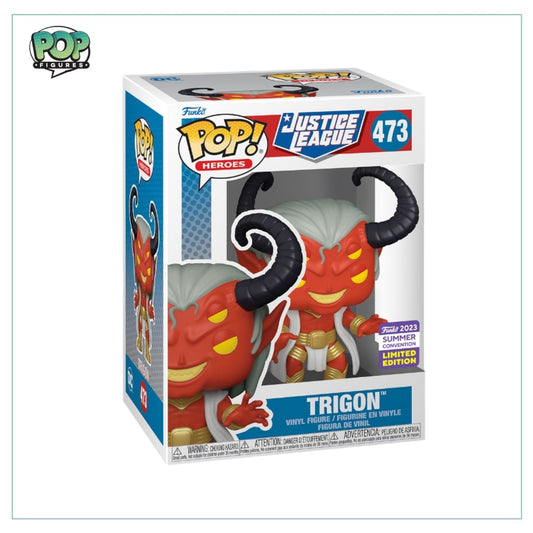 Trigon #473 Funko Pop! - Justice League - SDCC 2023 Shared Exclusive - Angry Cat
