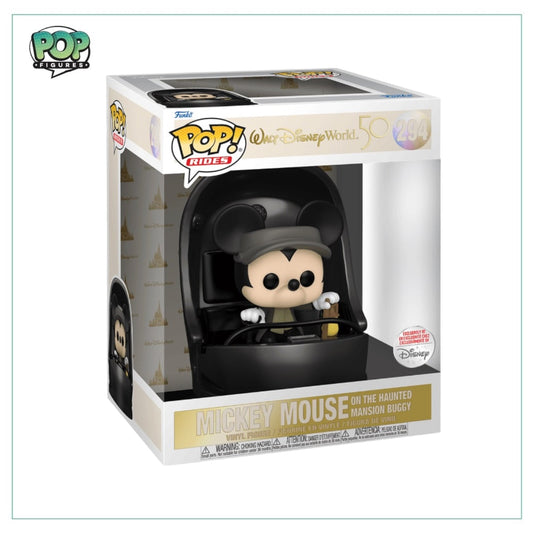 Mickey Mouse on the Haunted Mansion Buggy #294 Rides Funko Pop! - Walt Disney World 50th - Exclusive at Disney - Angry Cat