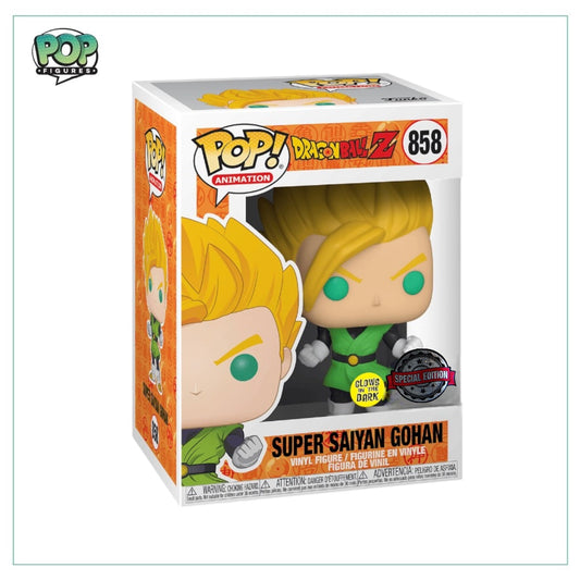 Super Saiyan Gohan 858 Funko Pop! - Dragon Ball Z - Glow In The Dark - Special Edition - Angry Cat
