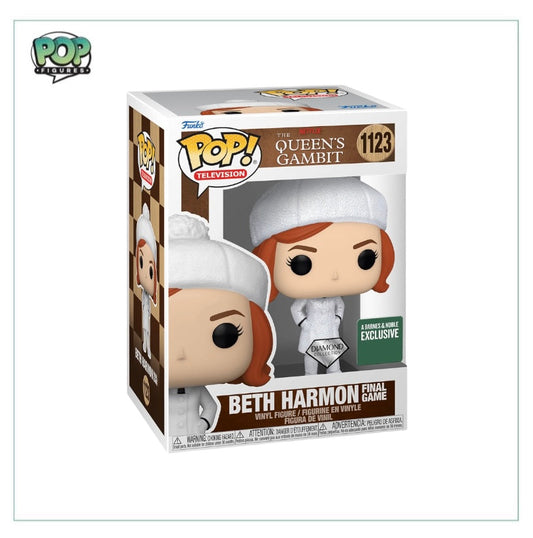 Beth Harmon Final Game #1123 (Diamond Collection) Funko Pop! - The Queens Gambit - Barnes & Noble Exclusive - Angry Cat