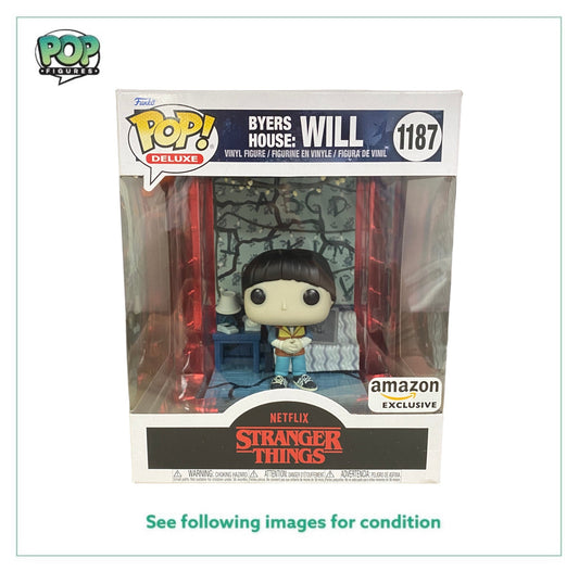 Byers House: Will #1187 Deluxe Funko Pop! - Stranger Things - Amazon Exclusive - Angry Cat