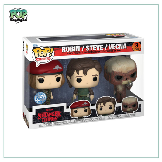 Robin / Steve / Vecna Deluxe Funko 3 Pack! Stranger Things - Funko Special Edition - Angry Cat