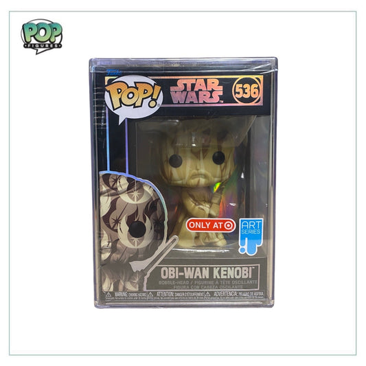 Obi-Wan Kenobi #536 (Art Series) Funko Pop! - Star Wars - Target Exclusive - Angry Cat