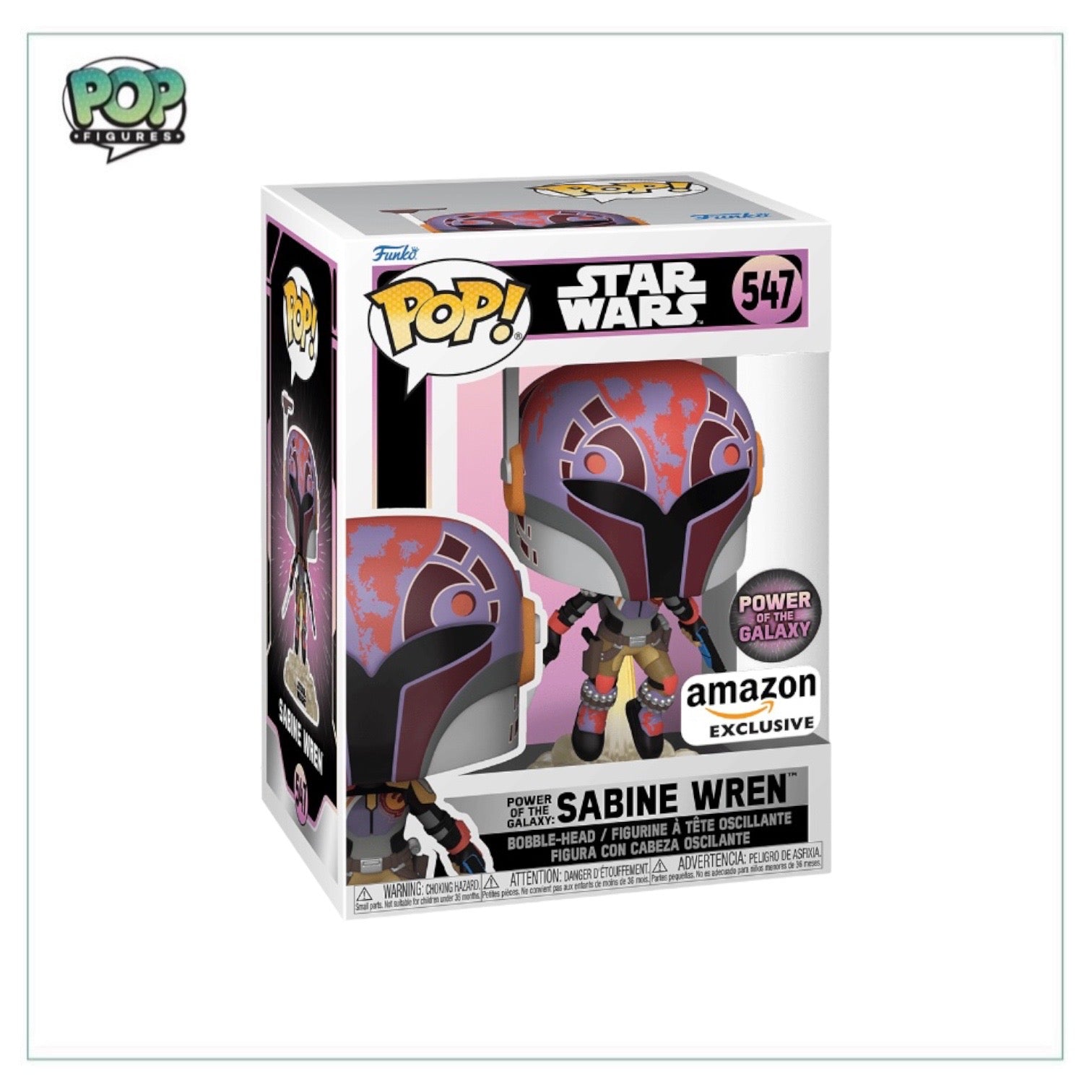 Power of the Galaxy: Sabine Wren #547 Funko Pop! - Star Wars - Amazon Exclusive - Angry Cat