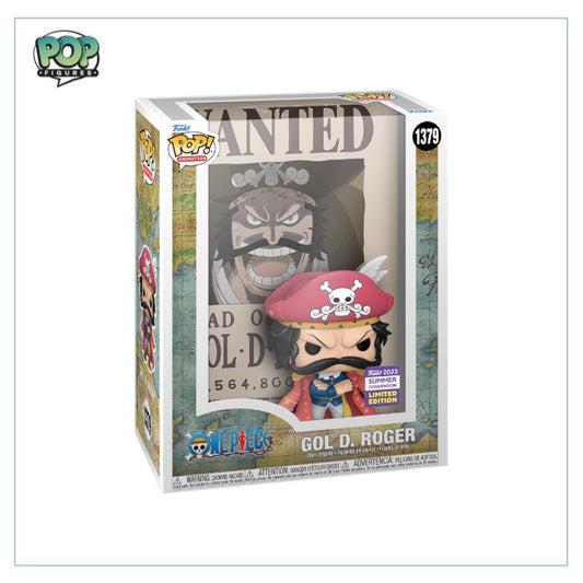 Gol D. Roger #1379 (Wanted) Funko Pop Poster! - One Piece - SDCC 2023 Shared Exclusive - Angry Cat