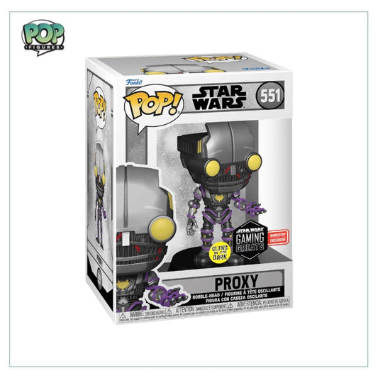Proxy #551 (Glows in the Dark) Funko Pop! - Star Wars Gaming Greats - GameStop Exclusive - Angry Cat