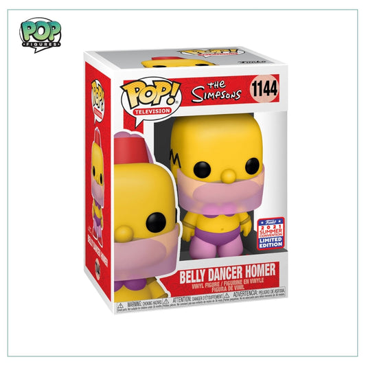 Belly Dancer Homer #1144 Funko Pop! The Simpsons - 2021 Virtual Funkon (Shared Sticker) - Angry Cat