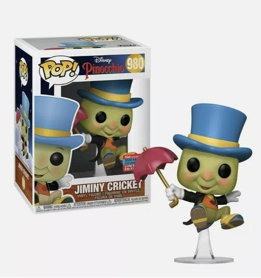 Jiminy Cricket #980 Funko Pop! 2020 NYCC Limited Edition - Angry Cat