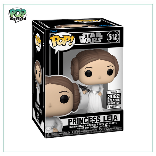 Princess Leia #512 Funko Pop! Star Wars - 2022 Galactic Convention Exclusive - Angry Cat