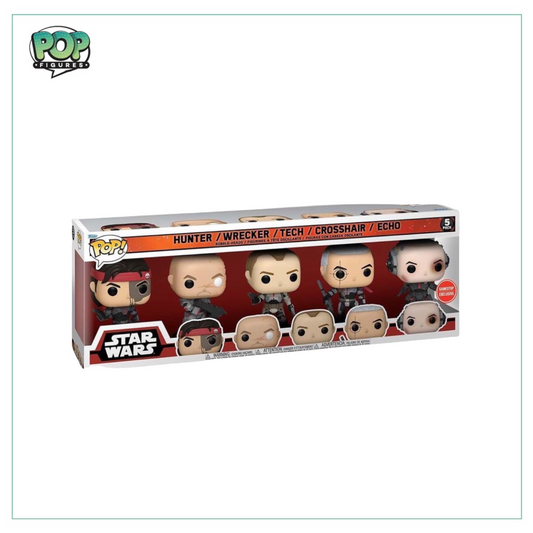 The Bad Batch 5 Pack Funko Pop! Star Wars - GameStop Exclusive - Angry Cat