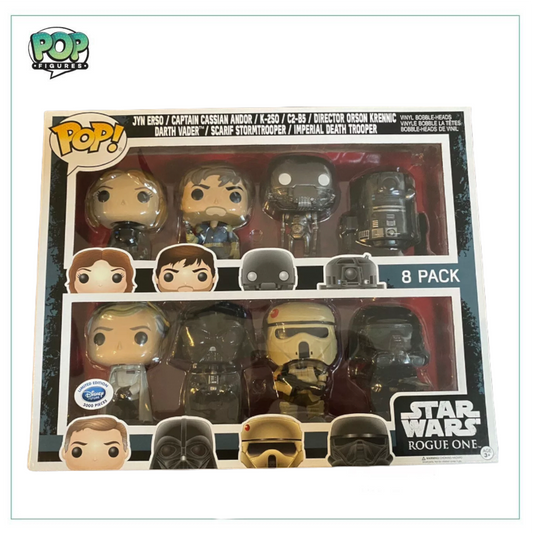 Star Wars Rogue One Deluxe Funko 8 Pack! Star Wars - Disney Store 3,000pcs Limited Edition - Angry Cat