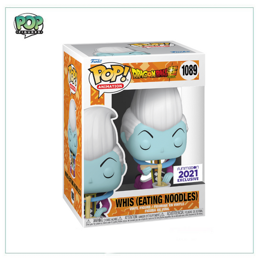 Whis (Eating Noodles) #1089 Funko Pop! Dragon Ball Super - 2021 Funimation Exclusive - Angry Cat