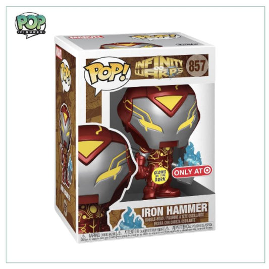 Iron Hammer (Glow In The Dark) #857 Funko Pop! - Infinity Warps - Target Exclusive - Angry Cat