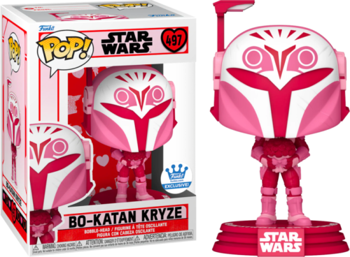 Bo-Katan Kryze #497 Funko Pop! Star Wars - Funko Exclusive - Valentines - Angry Cat