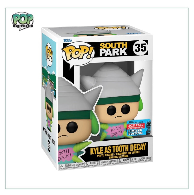 Kyle As Tooth Decay #35 Funko Pop! - South Park - NYCC 2021 Shared Exclusive - Angry Cat