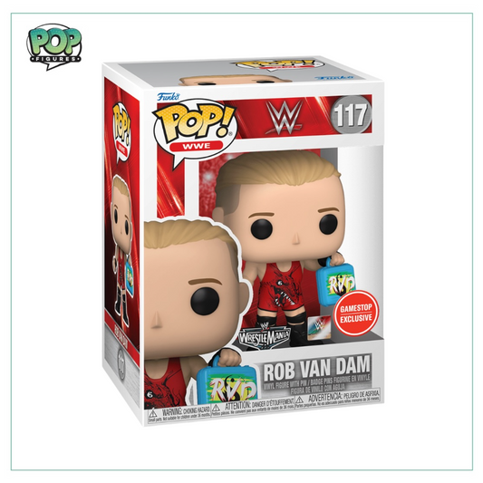 Rob Van Dam #117 Funko Pop! - WWE - GameStop Exclusive - Angry Cat