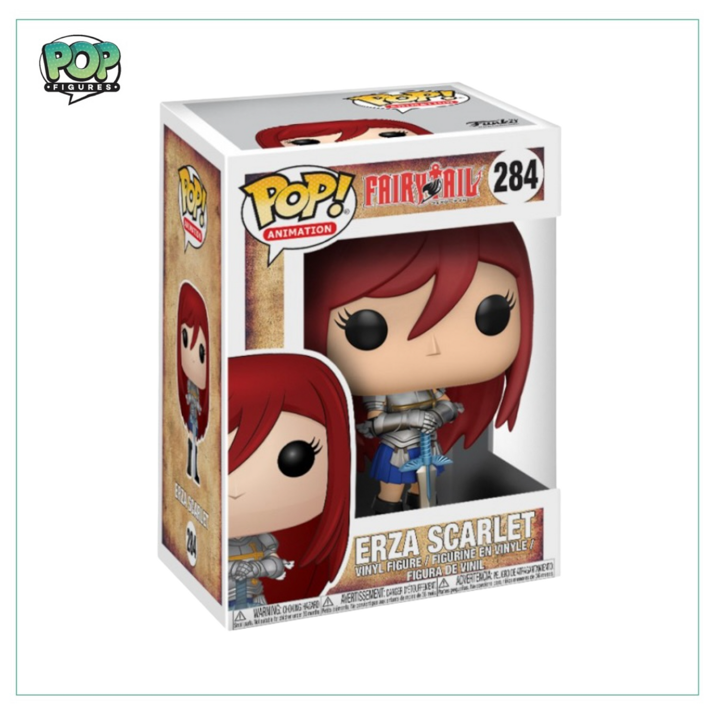 Erza Scarlet #284 Funko Pop! - Fairytail - Angry Cat