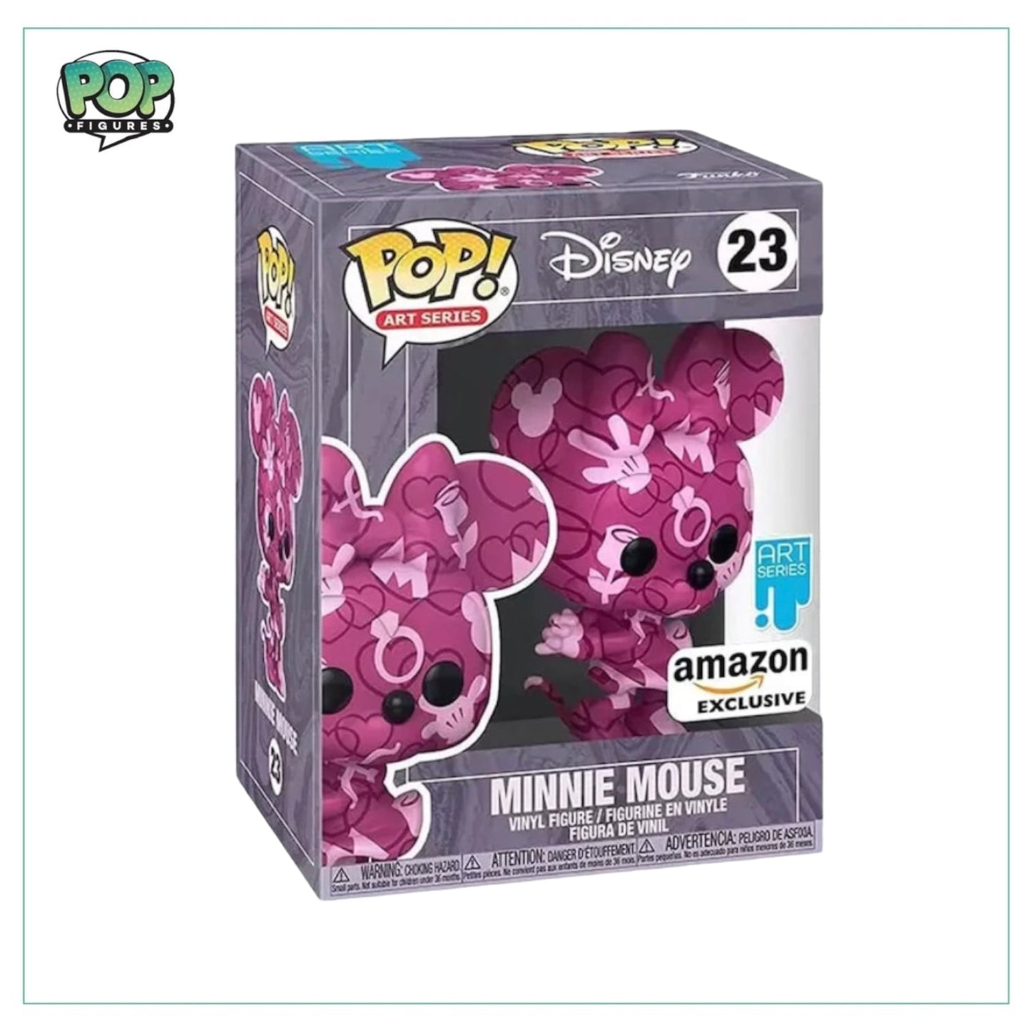 Minnie Mouse (Art Series) #23 Funko Pop! - Disney - Amazon Exclusive - Angry Cat