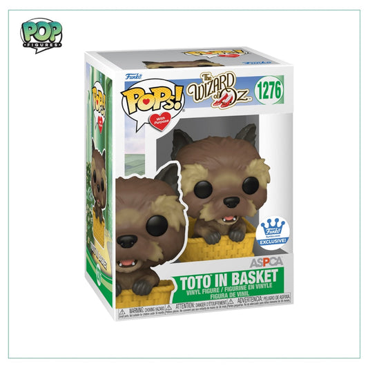 Toto In Basket #1276 Funko Pop! - The Wizard Of Oz - Funko Shop Exclusive - Angry Cat