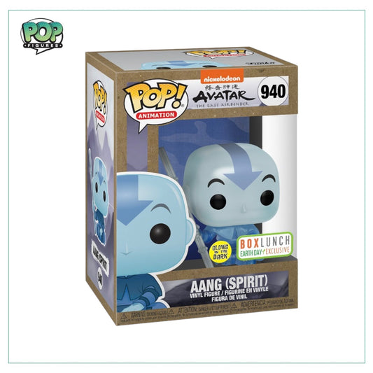 Aang (Spirit) Glow In The Dark #940 Funko Pop! Avatar: The Last Airbender - Box Lunch Exclusive - Angry Cat
