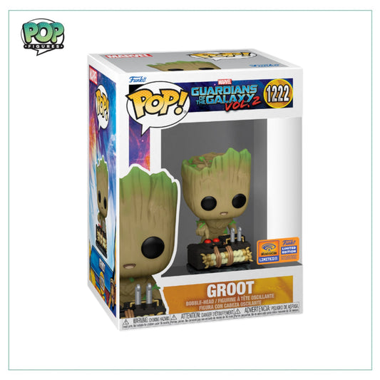 Groot #1222 Funko Pop! - Guardians of the Galaxy Vol 2 - WonderCon 2023 Official Convention Exclusive - Angry Cat