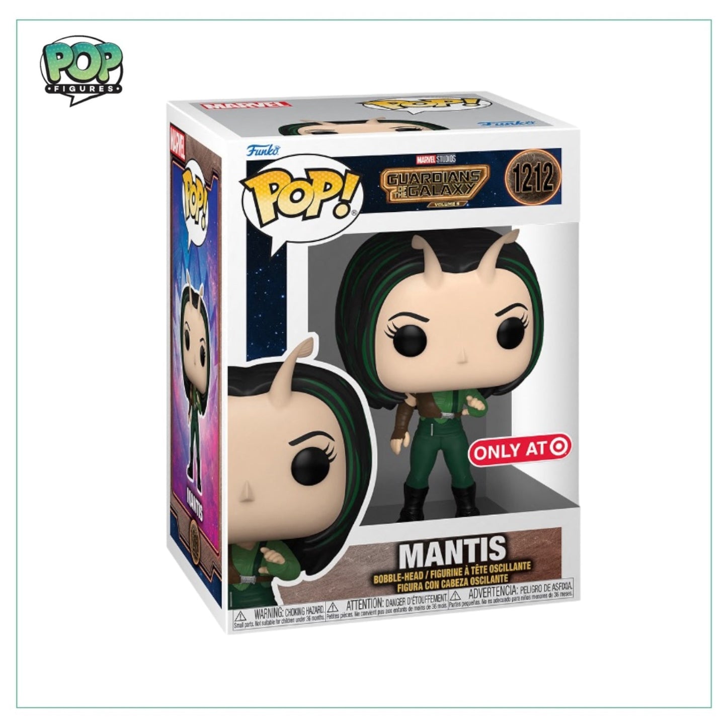 Mantis #1212 Funko Pop! - Guardians of the Galaxy Vol 3 - Target Exclusive - Angry Cat