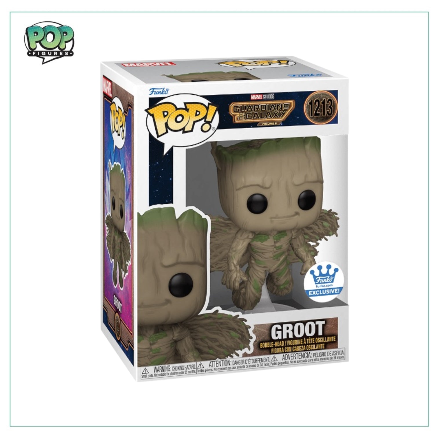 Groot #1213 (w/ Wings) Funko Pop! - Guardians of the Galaxy Volume 3 - Funko Shop Exclusive - Angry Cat