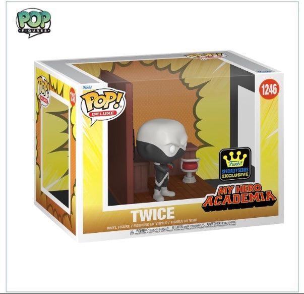 Twice #1246 (Hideout) Deluxe Funko Pop! - My Hero Academia - Funko Speciality Series Exclusive - Angry Cat