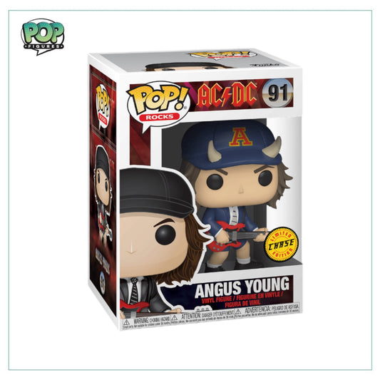 Angus Young #91 Funko Pop! - ACDC - Chase Edition - Angry Cat