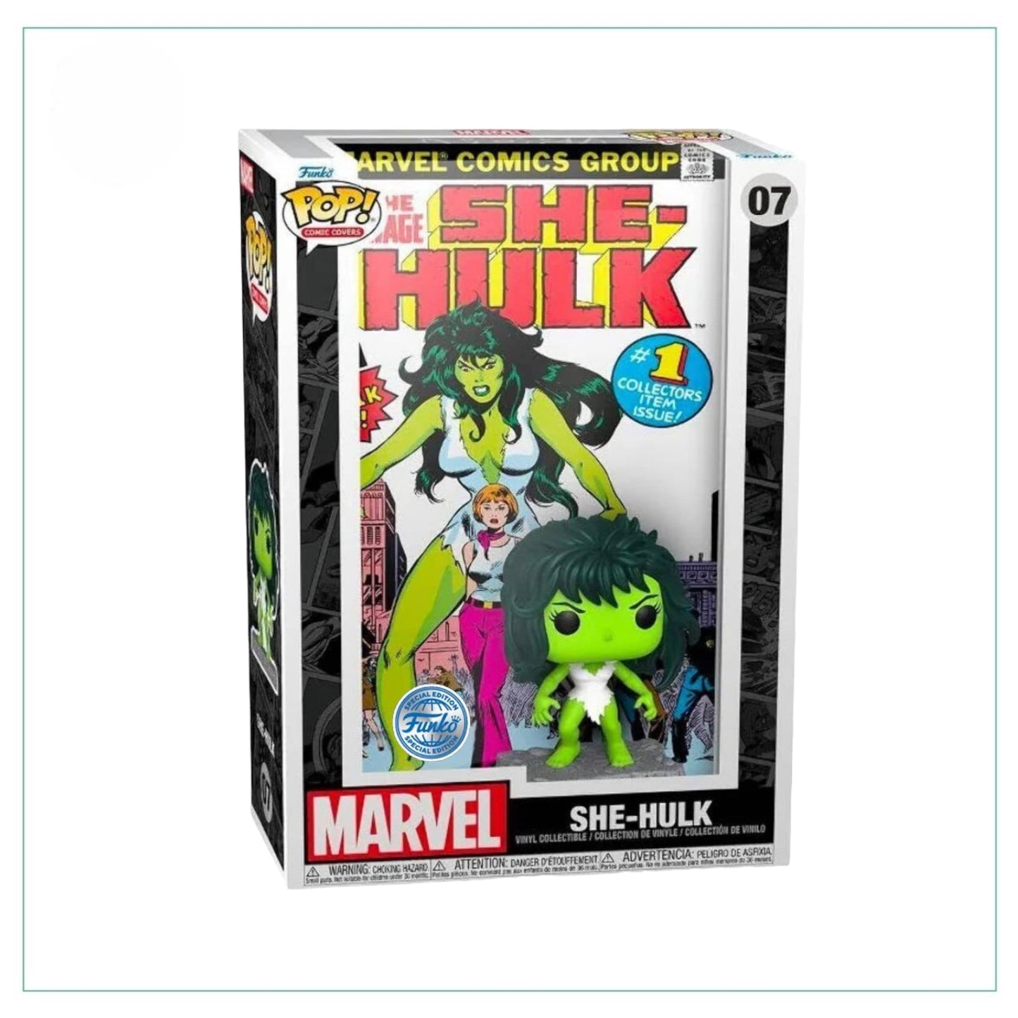 She Hulk #07 Comic Funko Pop! - She Hulk - Special Edition - Angry Cat