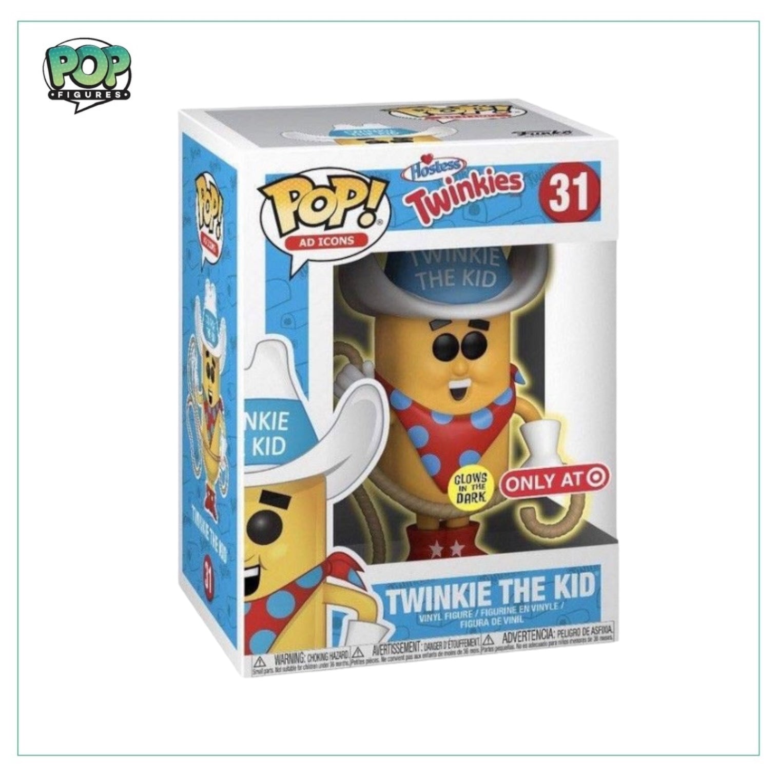 Twinkie The Kid #31 (glow in the dark) Funko Pop! - Hostess Twinkies - Only At Target - Angry Cat