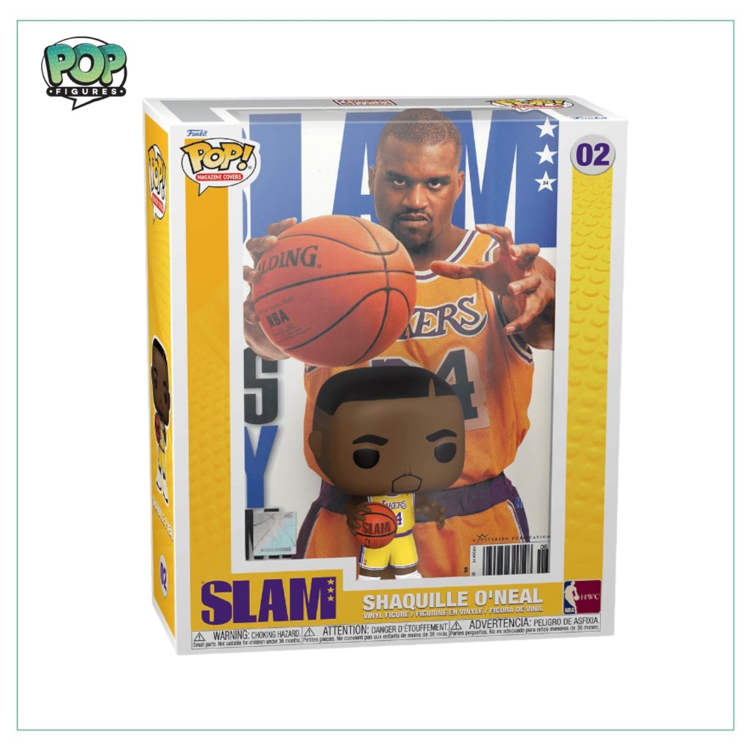 Shaquille O'Neal #02 Magazine Cover Funko Pop! - Slam - Angry Cat