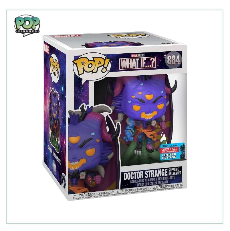 Doctor Strange Supreme Unleashed #884 Deluxe Funko Pop! - What If…? - NYCC 2021 Shared Exclusive - Angry Cat
