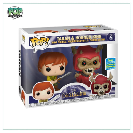 Taran & Horned King Deluxe Funko 2 Pack! - The Black Cauldron - 2019 SDCC Shared Exclusive - Angry Cat