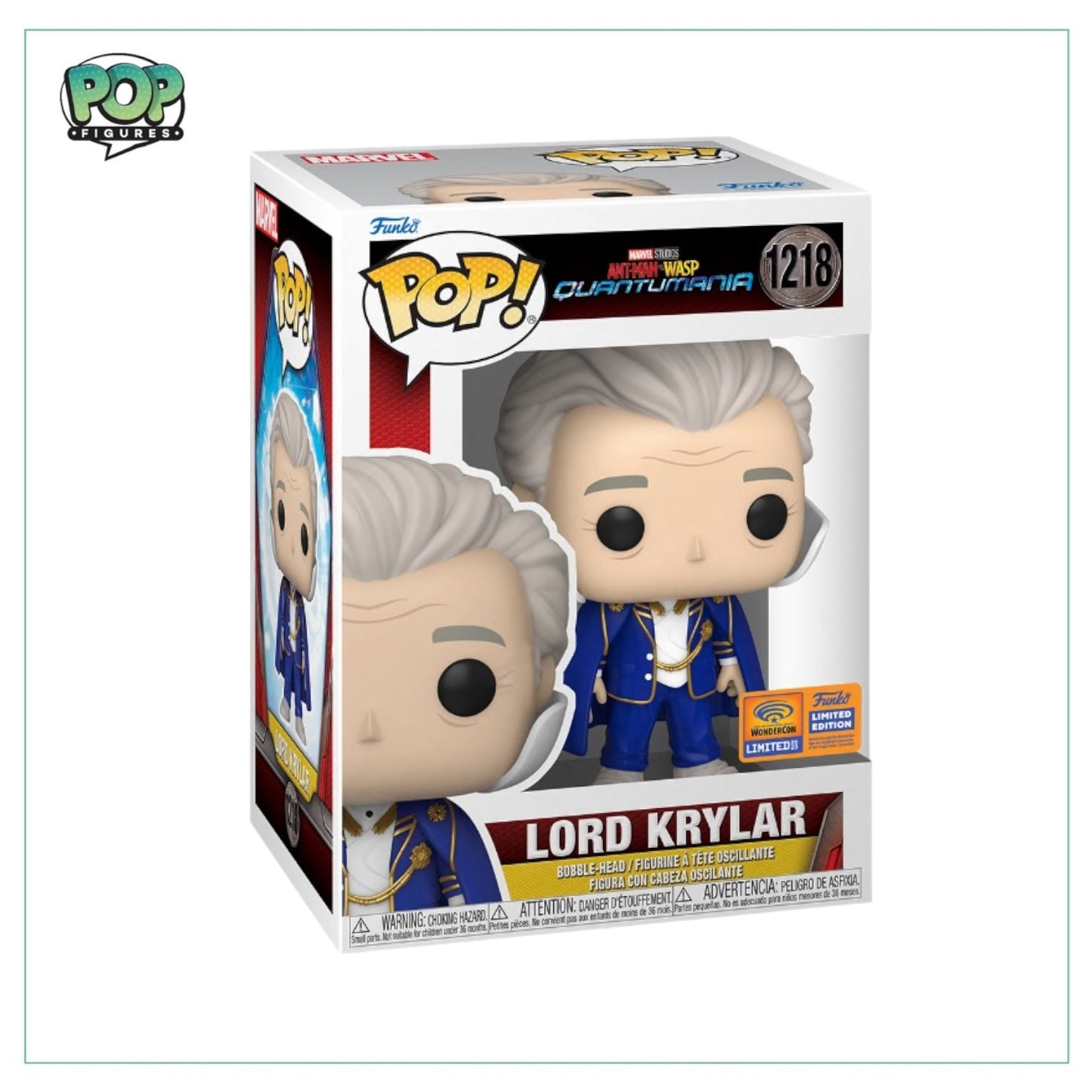 Lord Krylar #1218 Funko Pop! - Ant-Man and The Wasp Quantumania - Wonder Con 2023 Official Convention Exclusive - Angry Cat