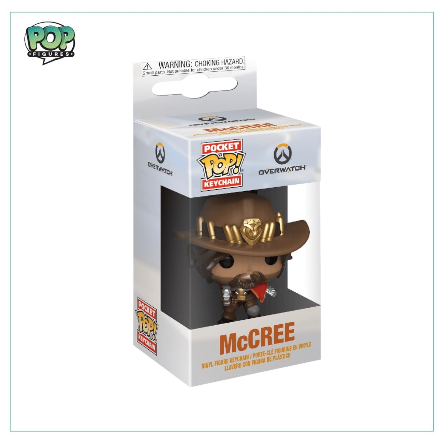 McCree Pocket Pop Keychain! - Overwatch - Angry Cat