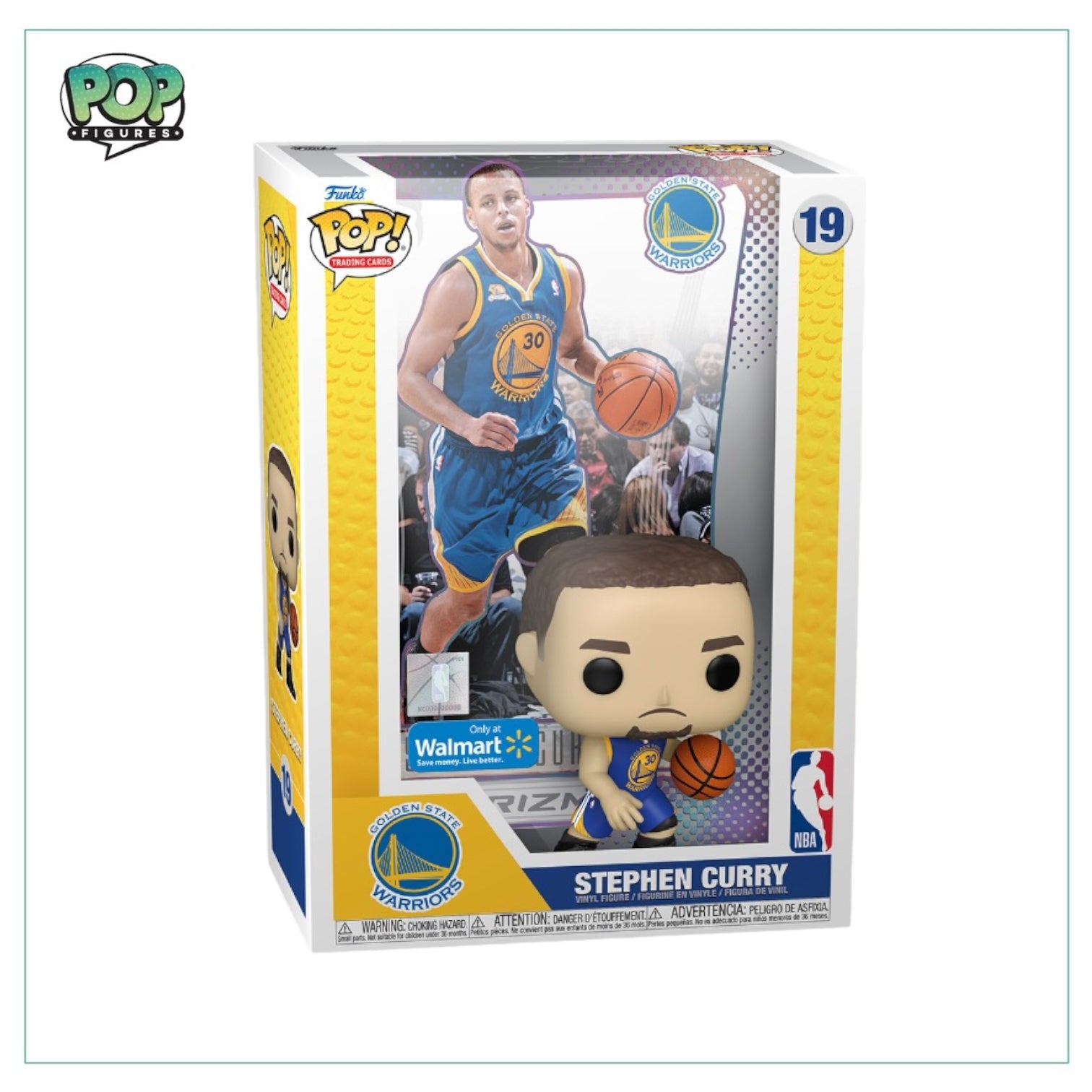 Stephen Curry #19 Trading Cards Funko Pop! - Golden State Warriors - NBA - Angry Cat