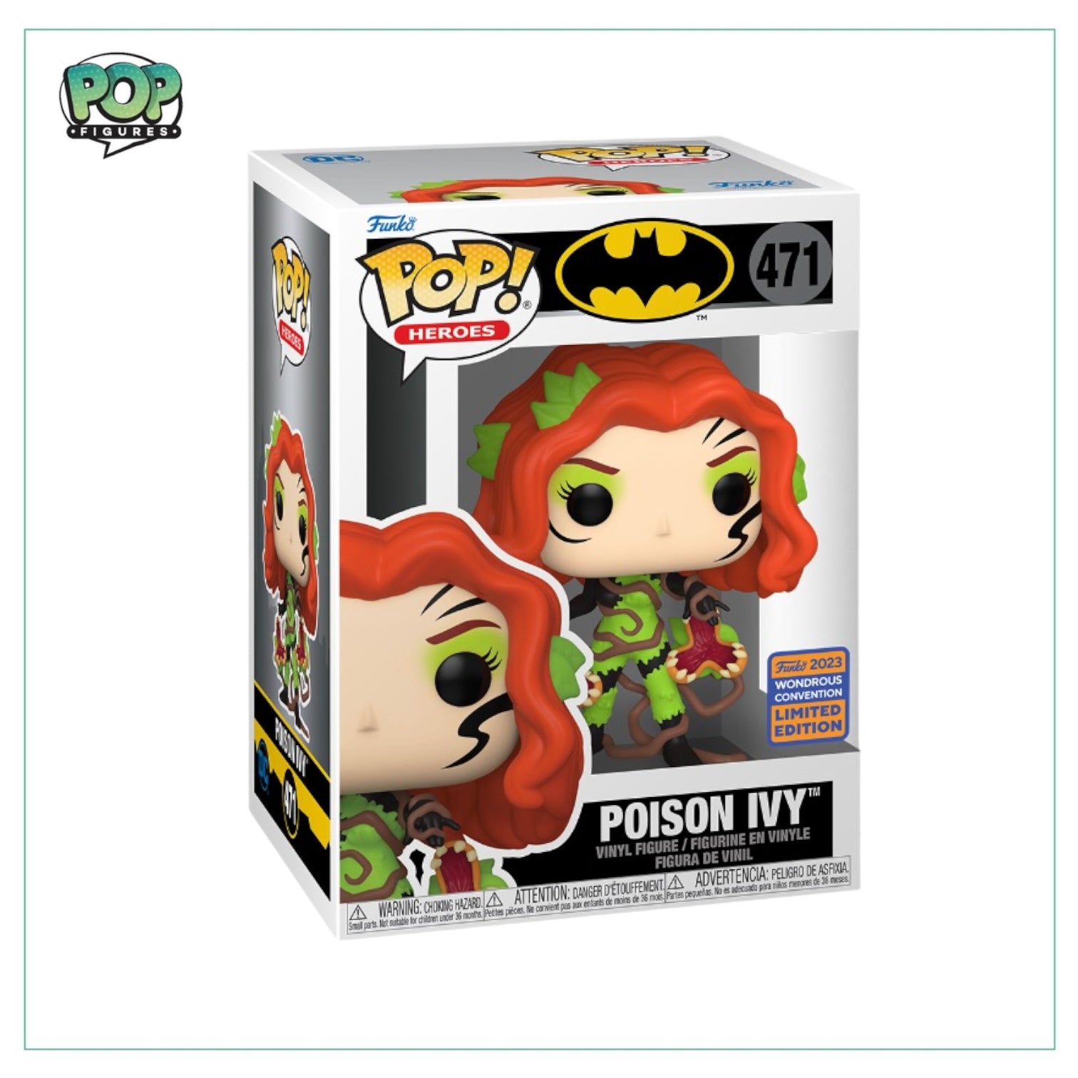 Poison Ivy #471 Funko Pop! - Batman - 2023 Shared Official Wondrous Convention - Angry Cat