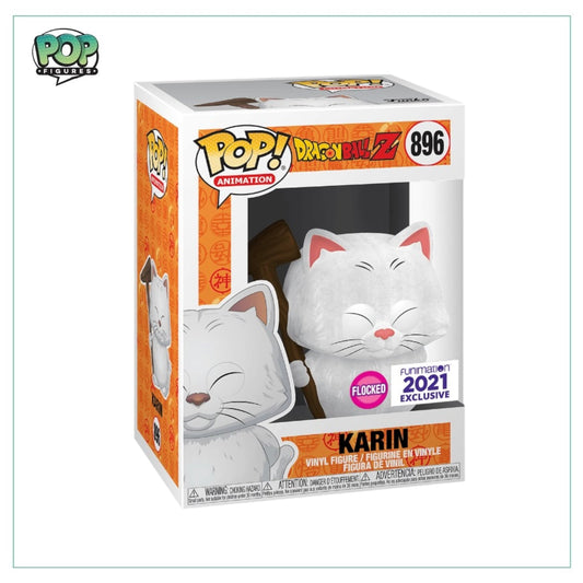 Karin (Flocked) #896 Funko Pop! - Dragon Ball Z - Funimation 2021 Exclusive - Angry Cat