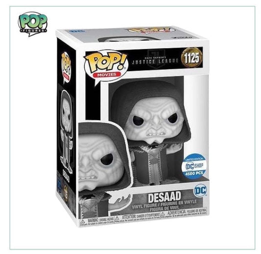 Desaad #1125 (Black and White Metallic) Funko Pop! - Zack Snyder’s Justice League - DC Shop Exclusive LE4500 Pcs - Angry Cat